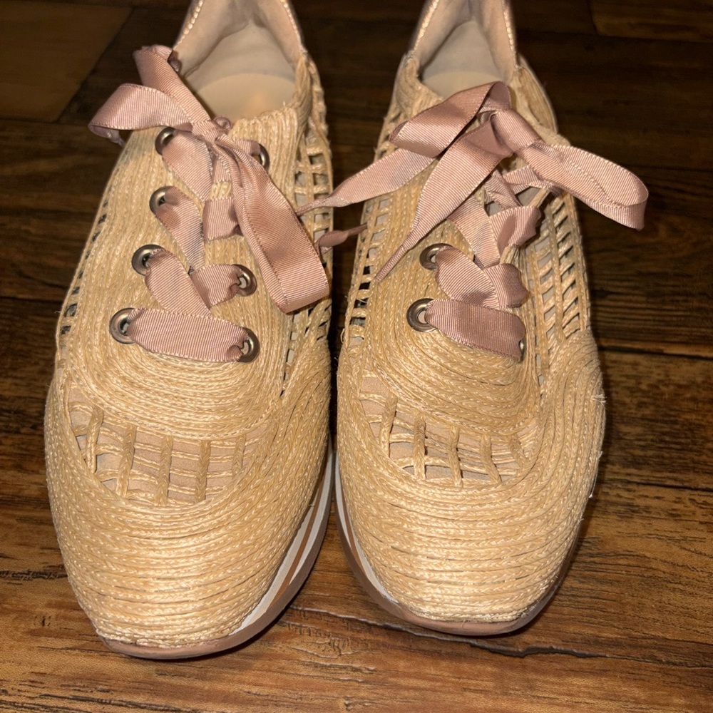 Softwaves Espadrille Raffia Sneakers Sz. 41 (10)